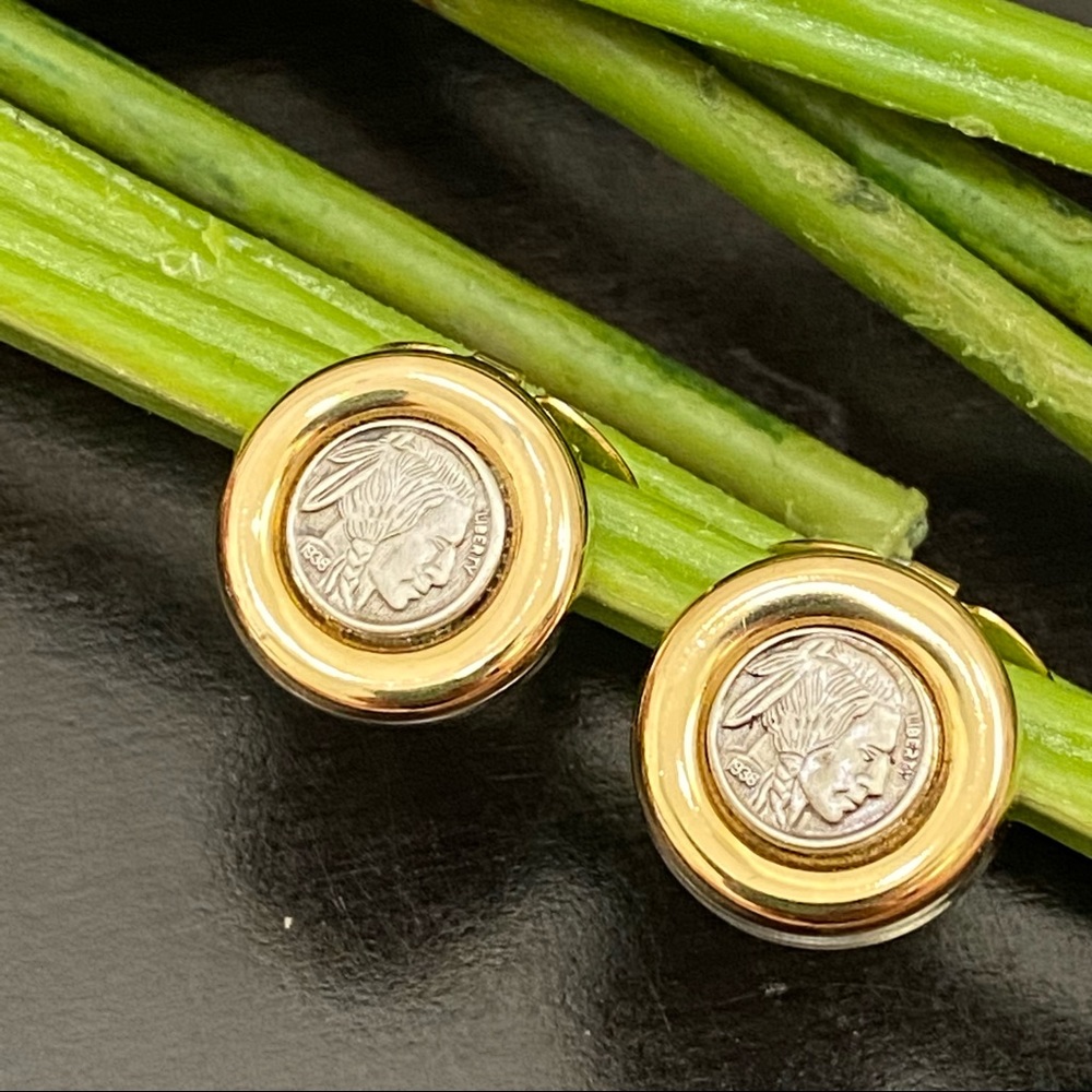Vintage Indian Head 1938 Liberty Button Cover
